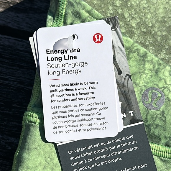 Lululemon Energy Longline Bra B–D Cups Nulux
City Grit Green size 10 NWT 💚 - Picture 5 of 9